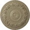 Ekena Millwork Rose Ceiling Medallion (Fits Canopies up to 13 1/2"), Hand-Painted Gobi Desert, 33 7/8"OD x 2 3/8"P CM33ROGDF - alternate 1